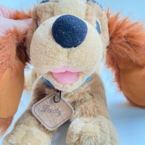Vintage Lady From Lady and the Tramp Dog Plush Disney Store Cocker spaniel - Picture 2 of 6